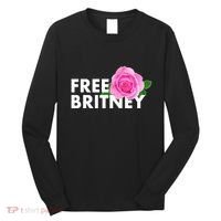 Free Britney Pink Rose Flower Long Sleeve Shirt thumb 0