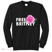 Free Britney Pink Rose Flower Sweatshirt thumb 0