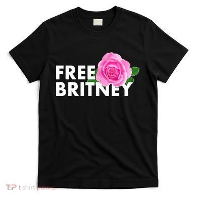 Free Britney Pink Rose Flower T-Shirt