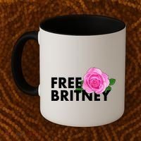 Free Britney Pink Rose Flower Coffee Mug thumb 2
