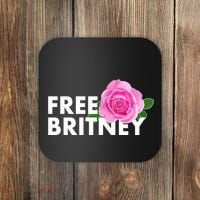 Free Britney Pink Rose Flower Coaster thumb 0