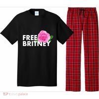 Free Britney Pink Rose Flower Pajama Set thumb 0
