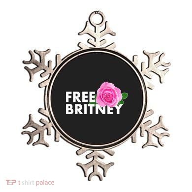 Free Britney Pink Rose Flower Ornament