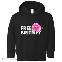 Free Britney Pink Rose Flower Toddler Hoodie thumb 0