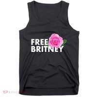 Free Britney Pink Rose Flower Tank Top thumb 0