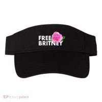Free Britney Pink Rose Flower Visor thumb 0