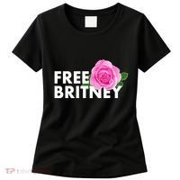 Free Britney Pink Rose Flower Women's T-Shirt thumb 0