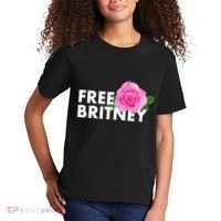 Free Britney Pink Rose Flower Kids T-Shirt thumb 2
