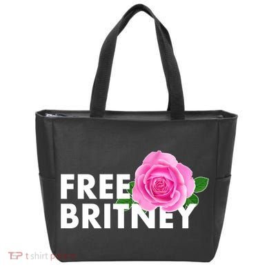 Free Britney Pink Rose Flower Tote Bag