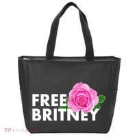 Free Britney Pink Rose Flower Tote Bag thumb 0