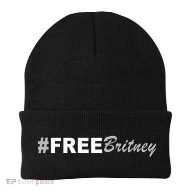 Free Britney Simple Hashtag Logo Beanie