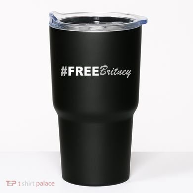 Free Britney Simple Hashtag Logo Tumbler
