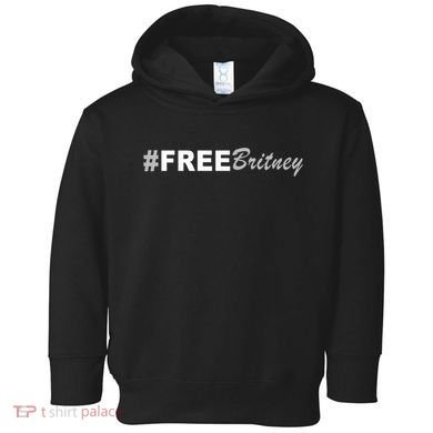 Free Britney Simple Hashtag Logo Toddler Hoodie