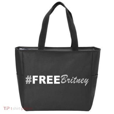 Free Britney Simple Hashtag Logo Tote Bag