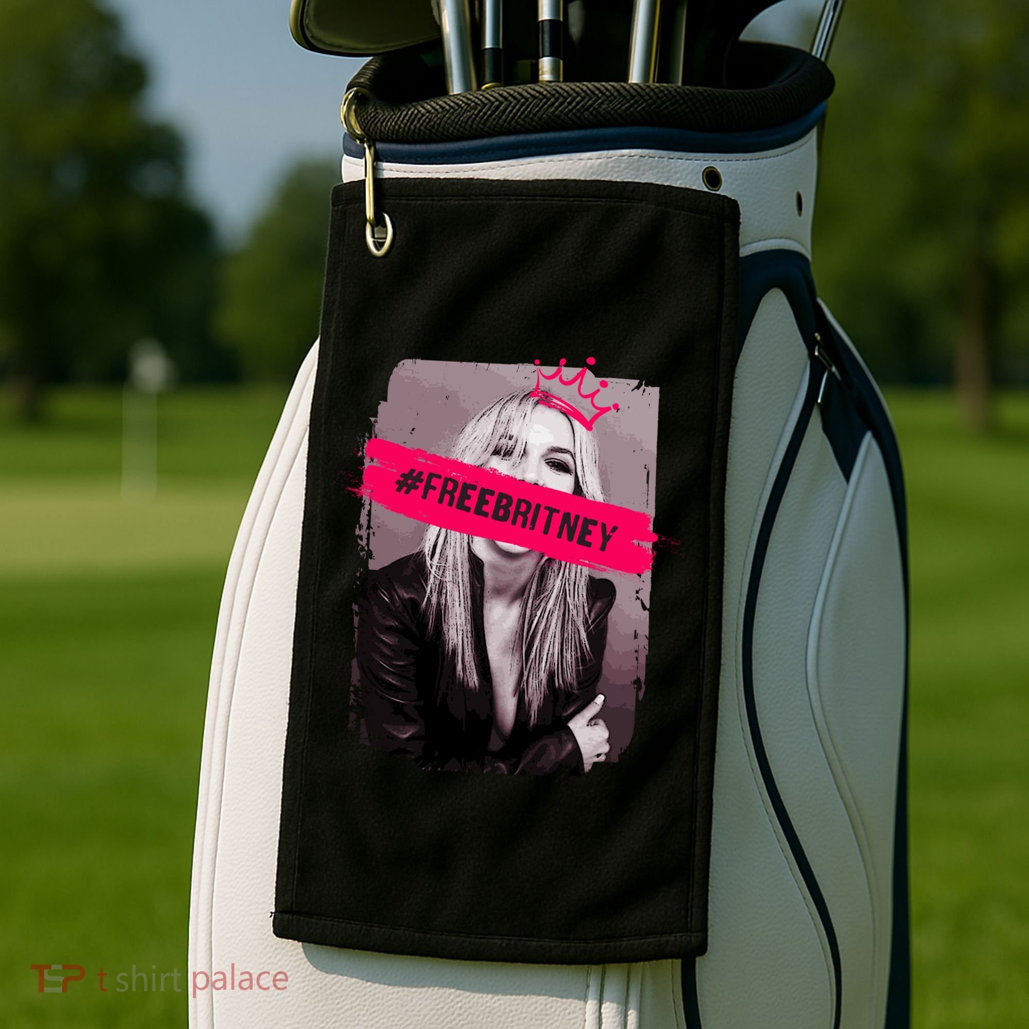 Free Britney Spears #FREEBRITNEY Golf Towel