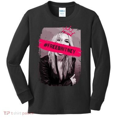 Free Britney Spears #FREEBRITNEY Kids Long Sleeve Shirt