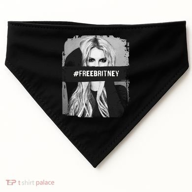 Free Britney Grey Style USA-Made Doggie Bandana
