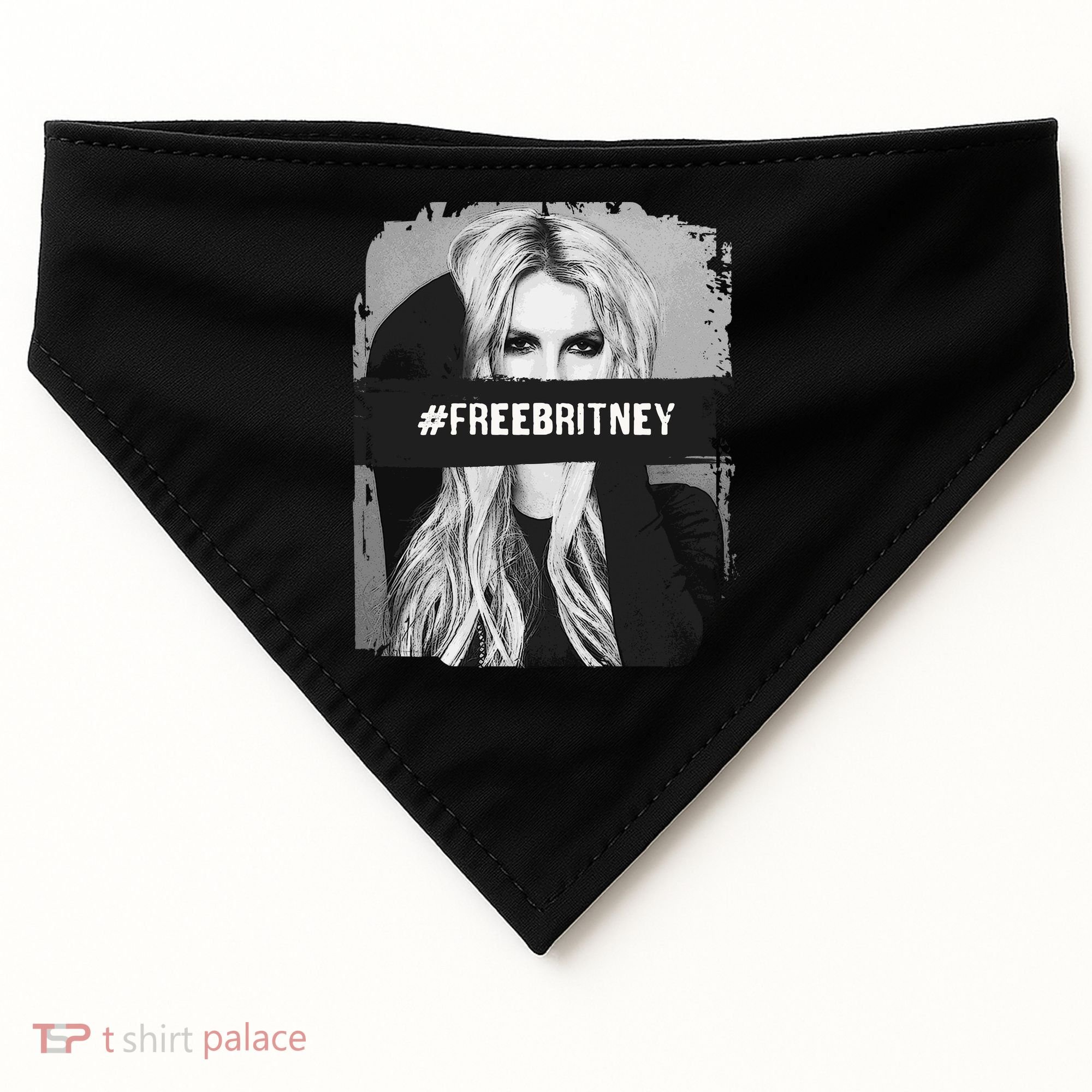 Free Britney Grey Style USA-Made Doggie Bandana