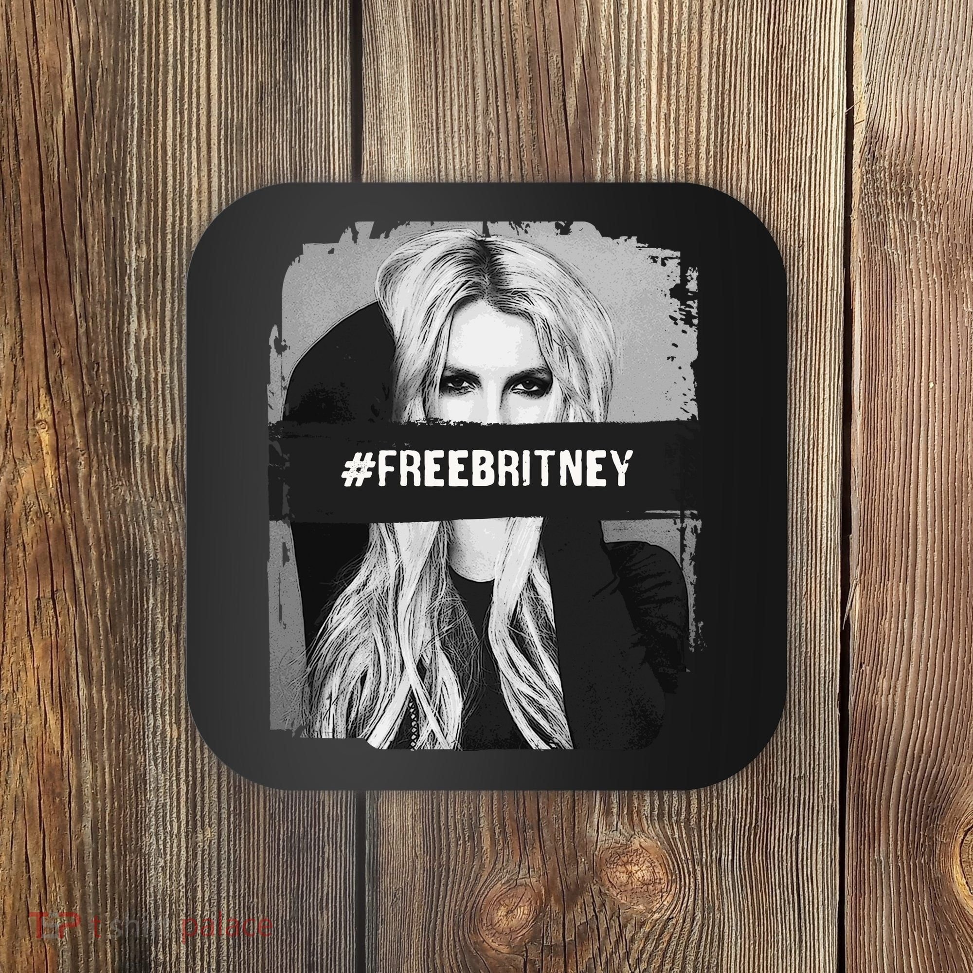 Free Britney Grey Style Coaster
