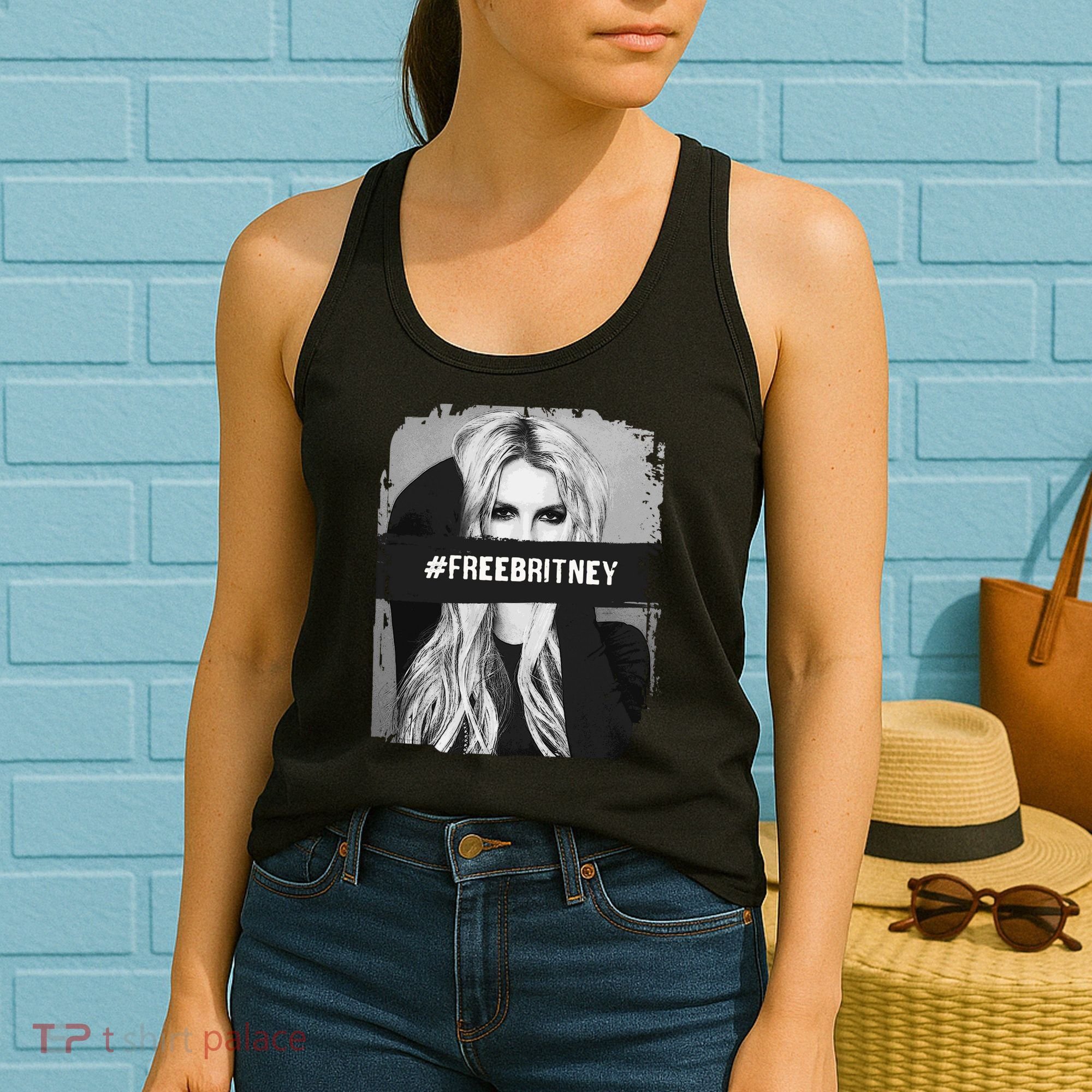 Free Britney Grey Style Women's Tank Top