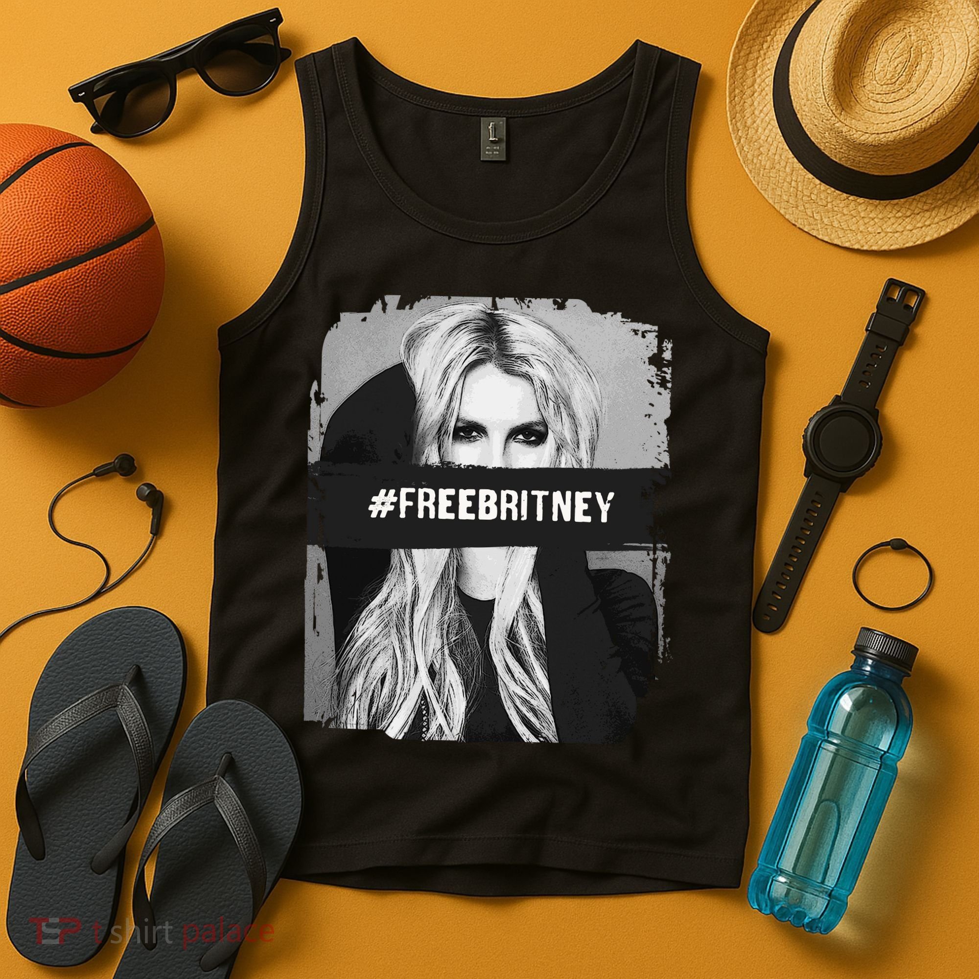 Free Britney Grey Style Tank Top