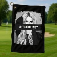 Free Britney Grey Style Golf Towel thumb 1