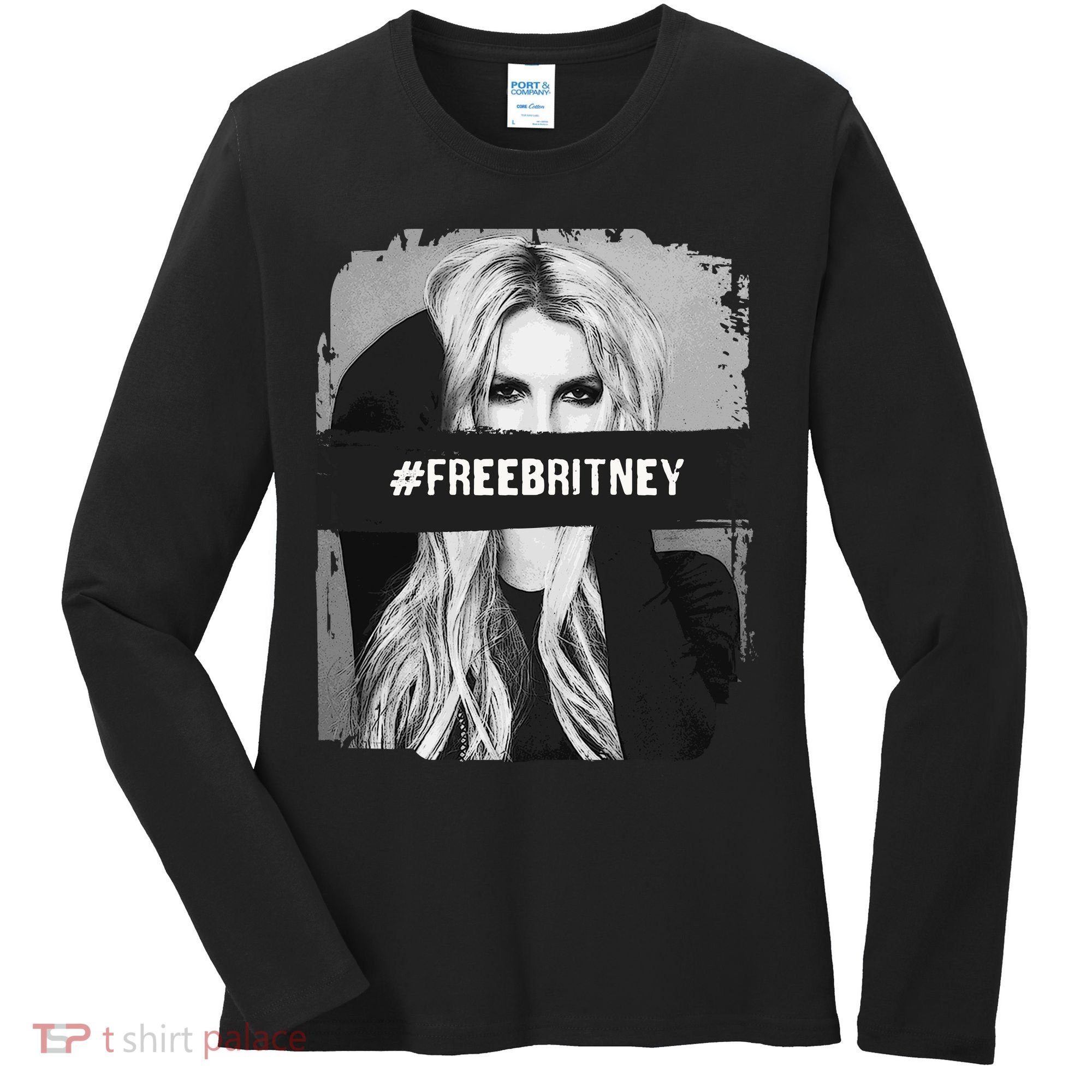Free Britney Grey Style Women's Long Sleeve Shirt