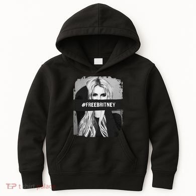 Free Britney Grey Style Kids Hoodie