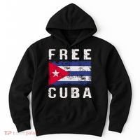 Free Cuba Distressed Flag Hoodie thumb 0