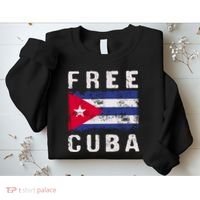 Free Cuba Distressed Flag Sweatshirt thumb 2