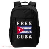 Free Cuba Distressed Flag Backpack thumb 0