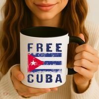 Free Cuba Distressed Flag Coffee Mug thumb 3