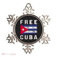 Free Cuba Distressed Flag Ornament thumb 0