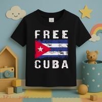 Free Cuba Distressed Flag Toddler T-Shirt thumb 3
