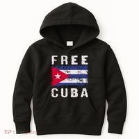 Free Cuba Distressed Flag Kids Hoodie thumb 0