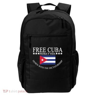 Free Cuba Down With The Dictatorship Backpack