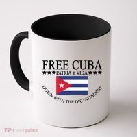 Free Cuba Down With The Dictatorship Coffee Mug thumb 0