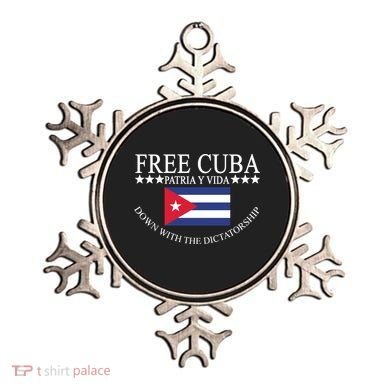 Free Cuba Down With The Dictatorship Ornament