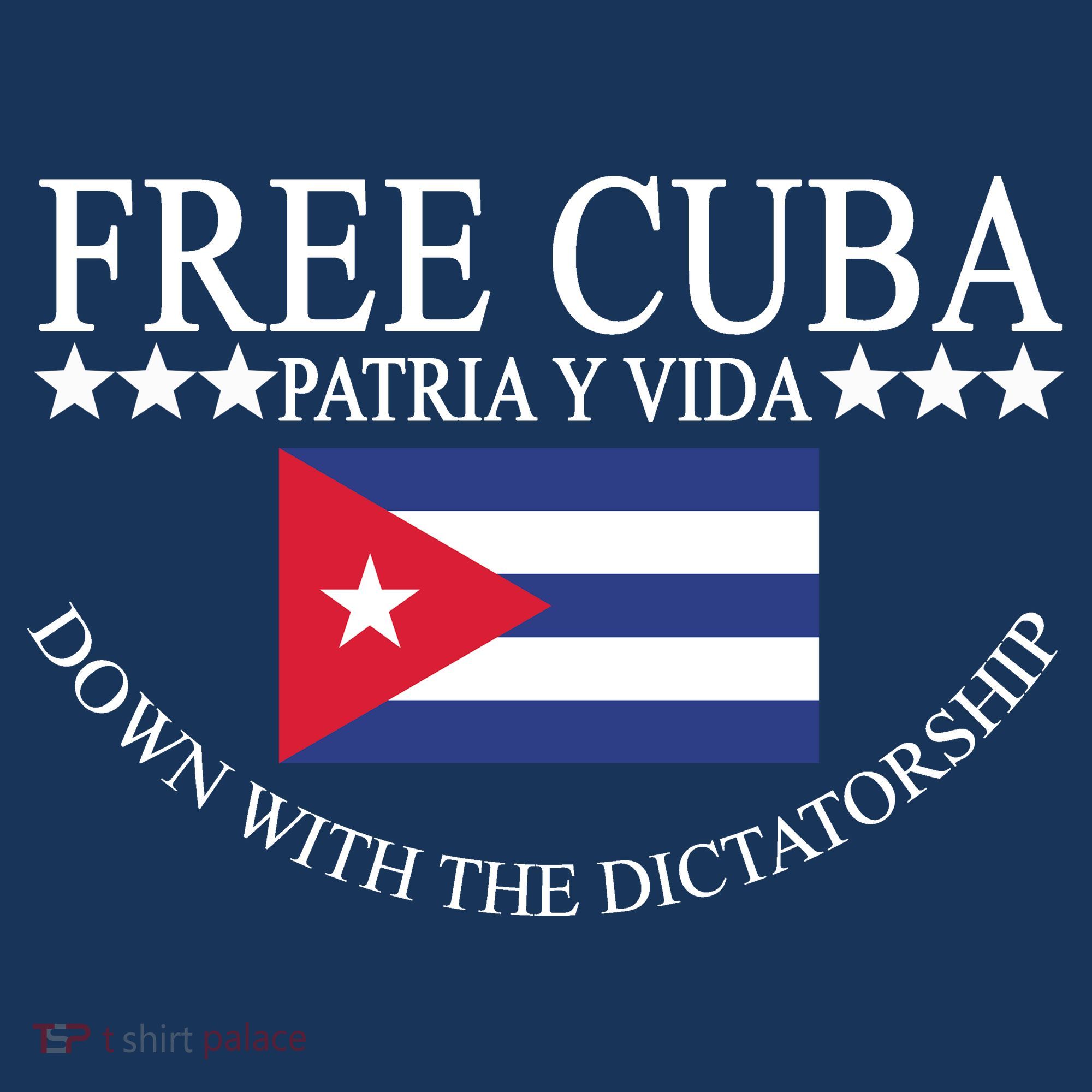 Free Cuba Down With The Dictatorship Women's T-Shirt