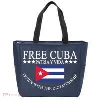 Free Cuba Down With The Dictatorship Tote Bag thumb 0