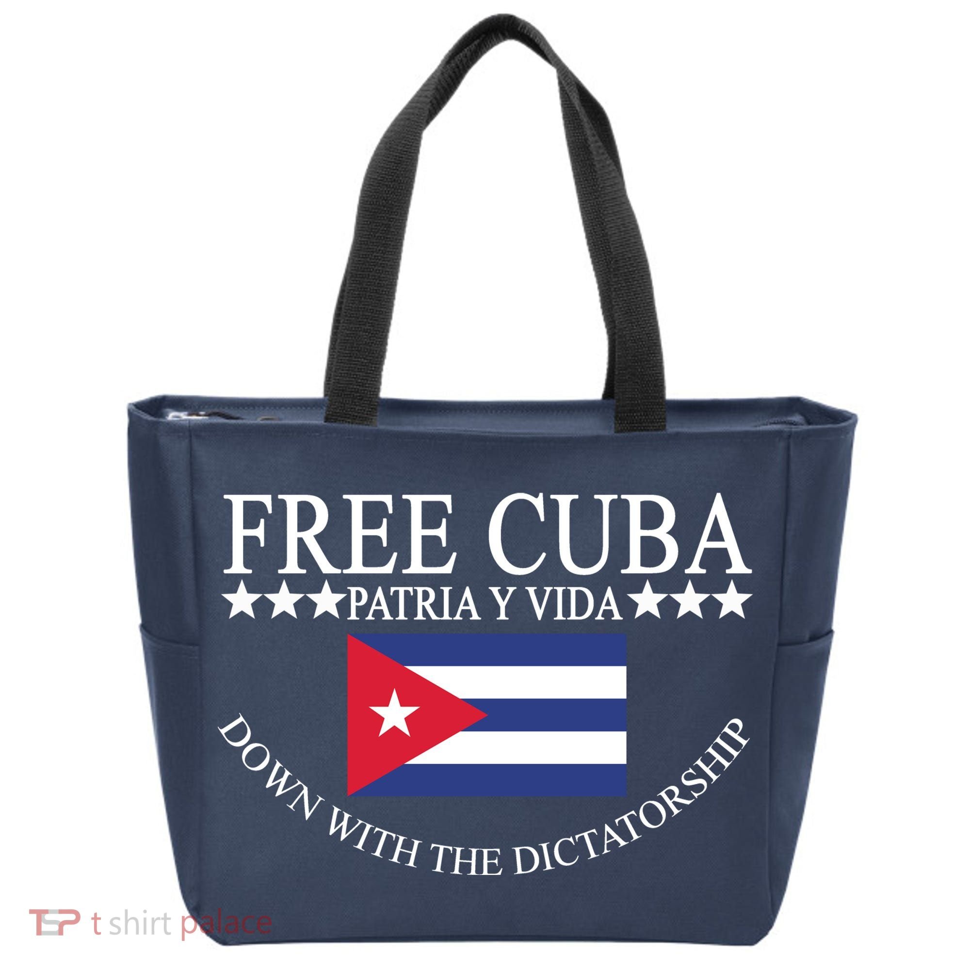 Free Cuba Down With The Dictatorship Tote Bag