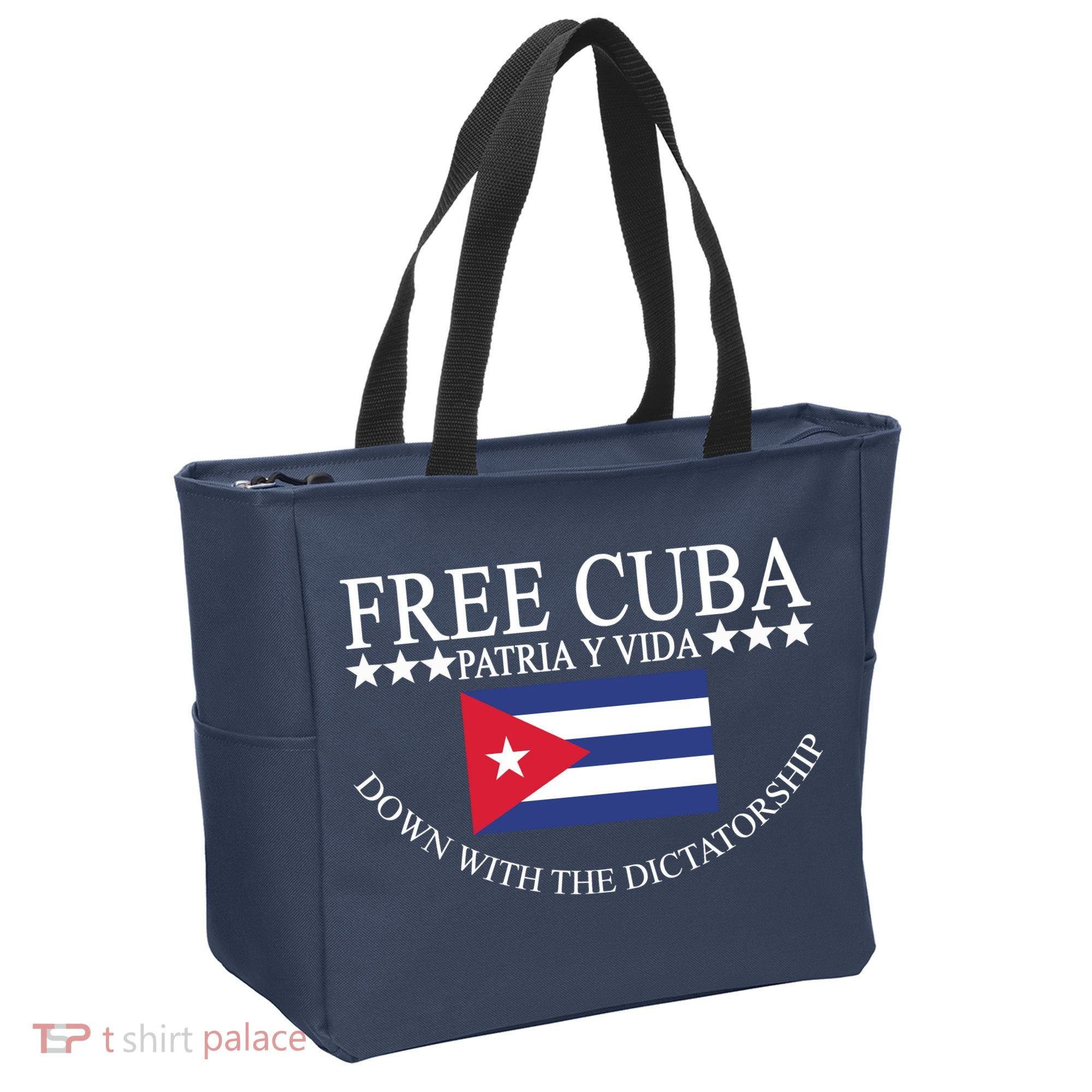 Free Cuba Down With The Dictatorship Tote Bag