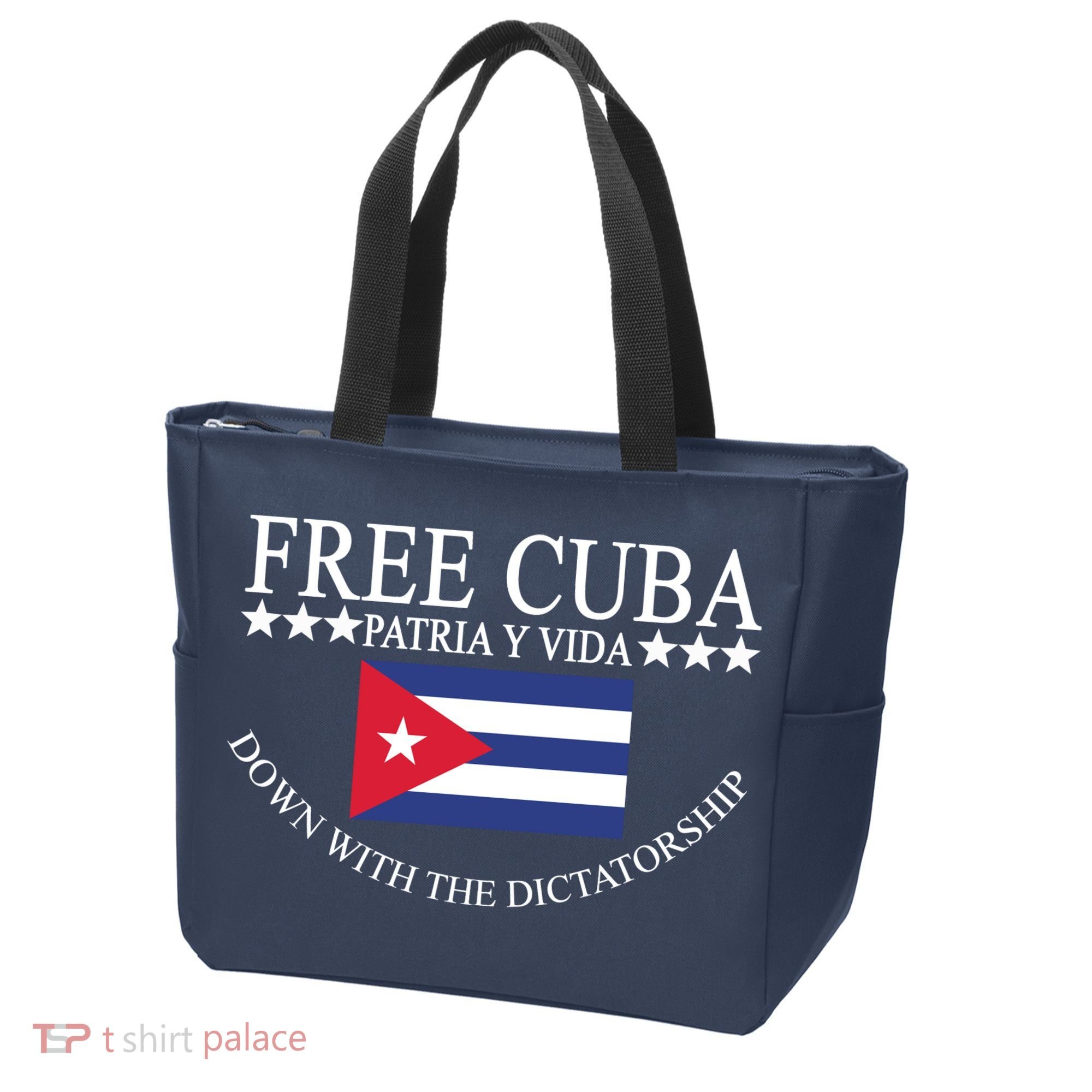 Free Cuba Down With The Dictatorship Tote Bag
