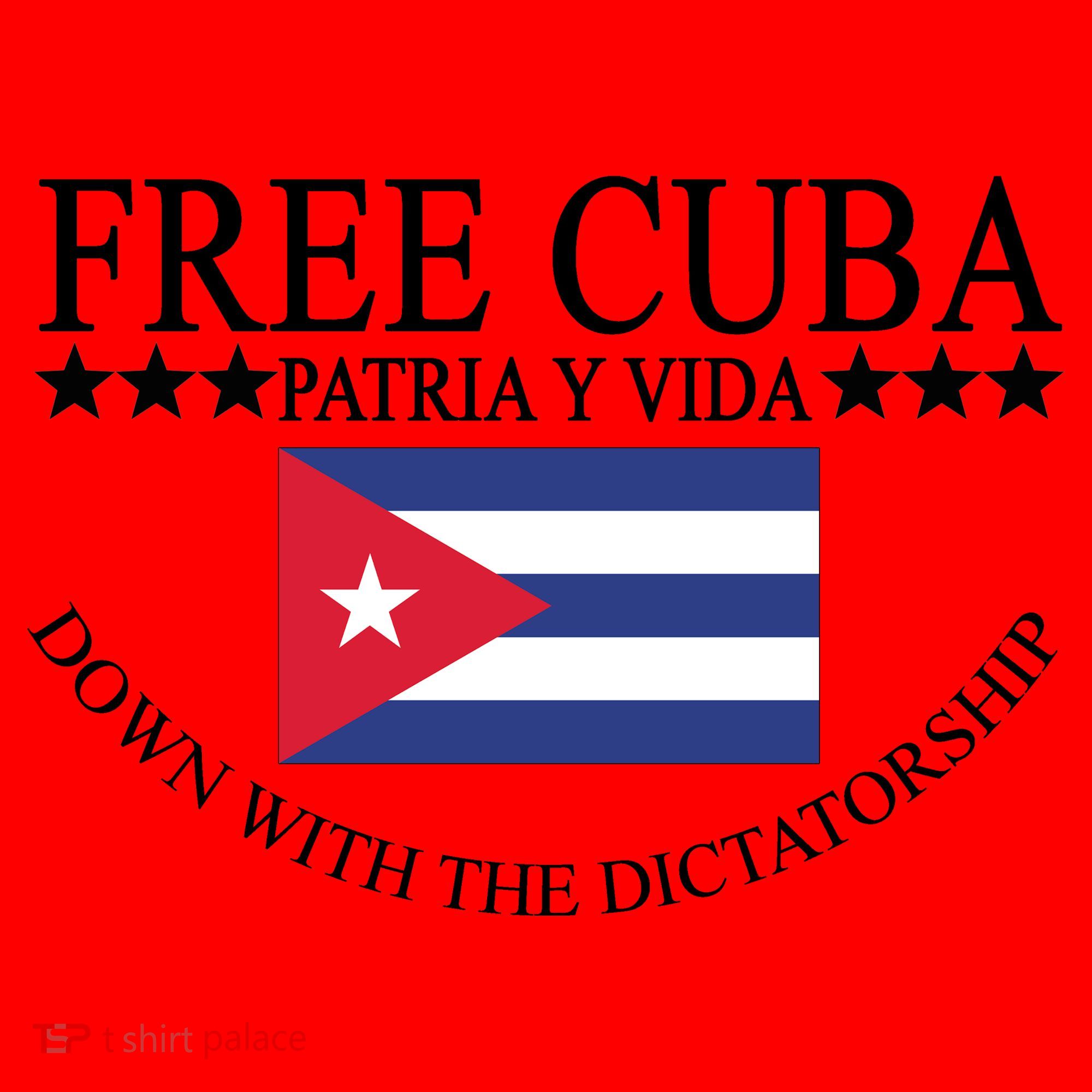 Free Cuba Down With The Dictatorship Santa Hat