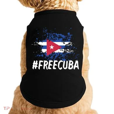 Free Cuba Flag Doggie Tank