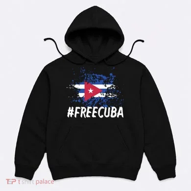 Free Cuba Flag Hoodie