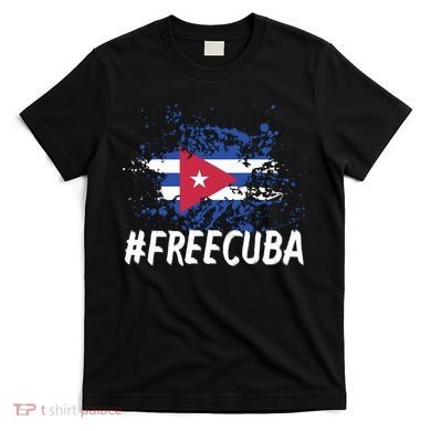 Free Cuba Flag T-Shirt