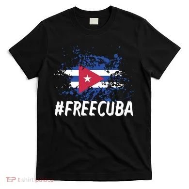 Free Cuba Flag T-Shirt