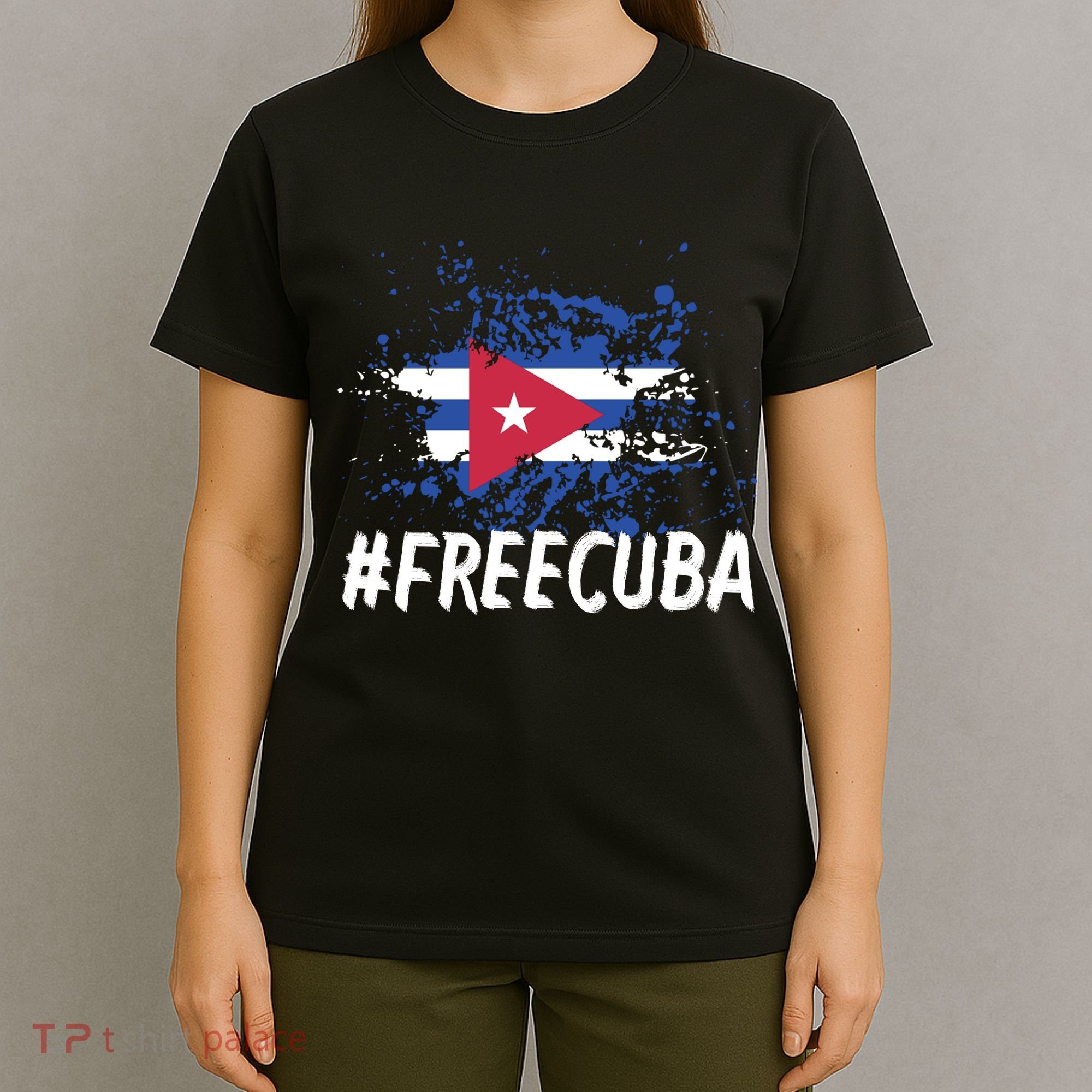 Free Cuba Flag T-Shirt