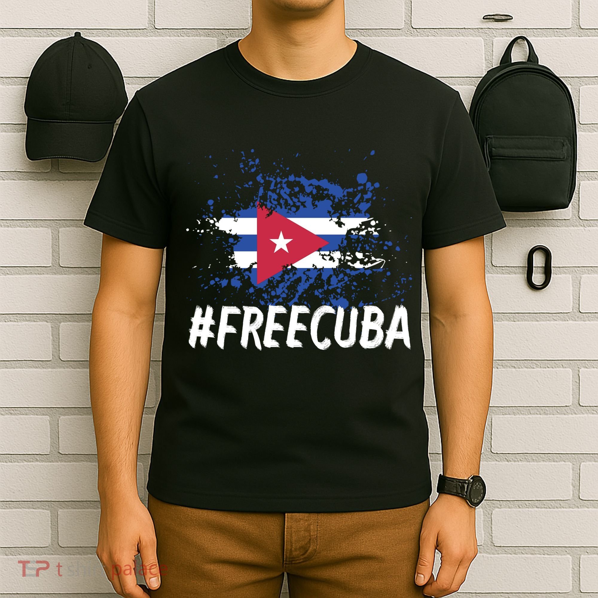 Free Cuba Flag T-Shirt